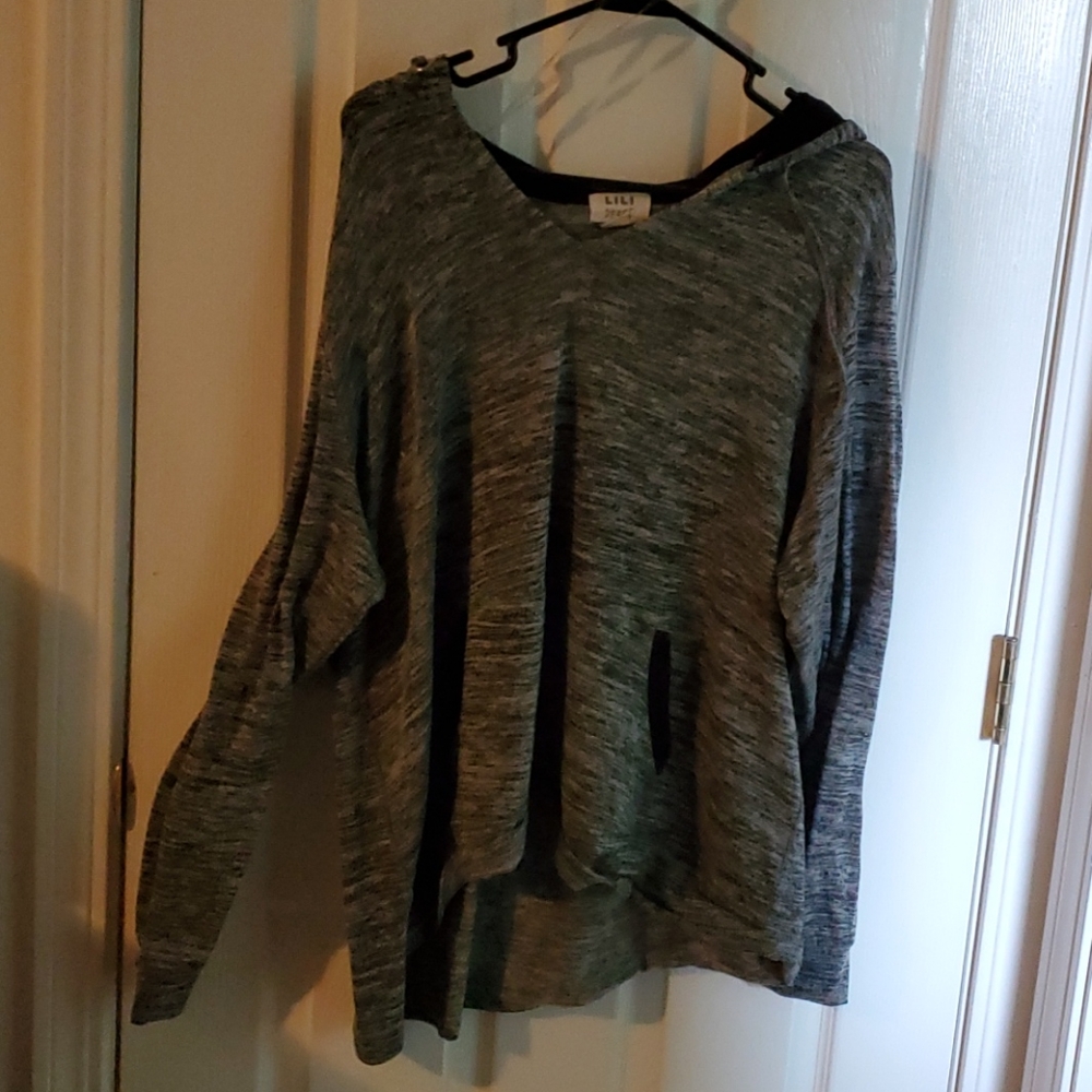 Gray hoodie